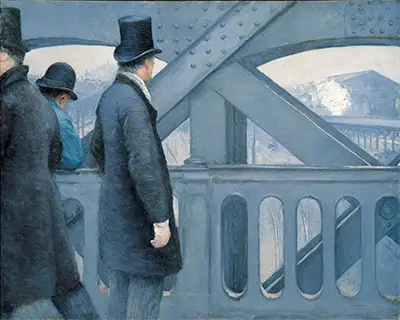 On the Pont de l'Europe Gustave Caillebotte